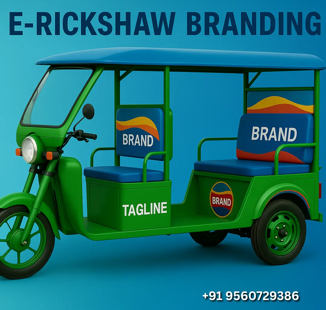 Creative E-Rickshaw Branding Ideas to Make Your Brand Shine
